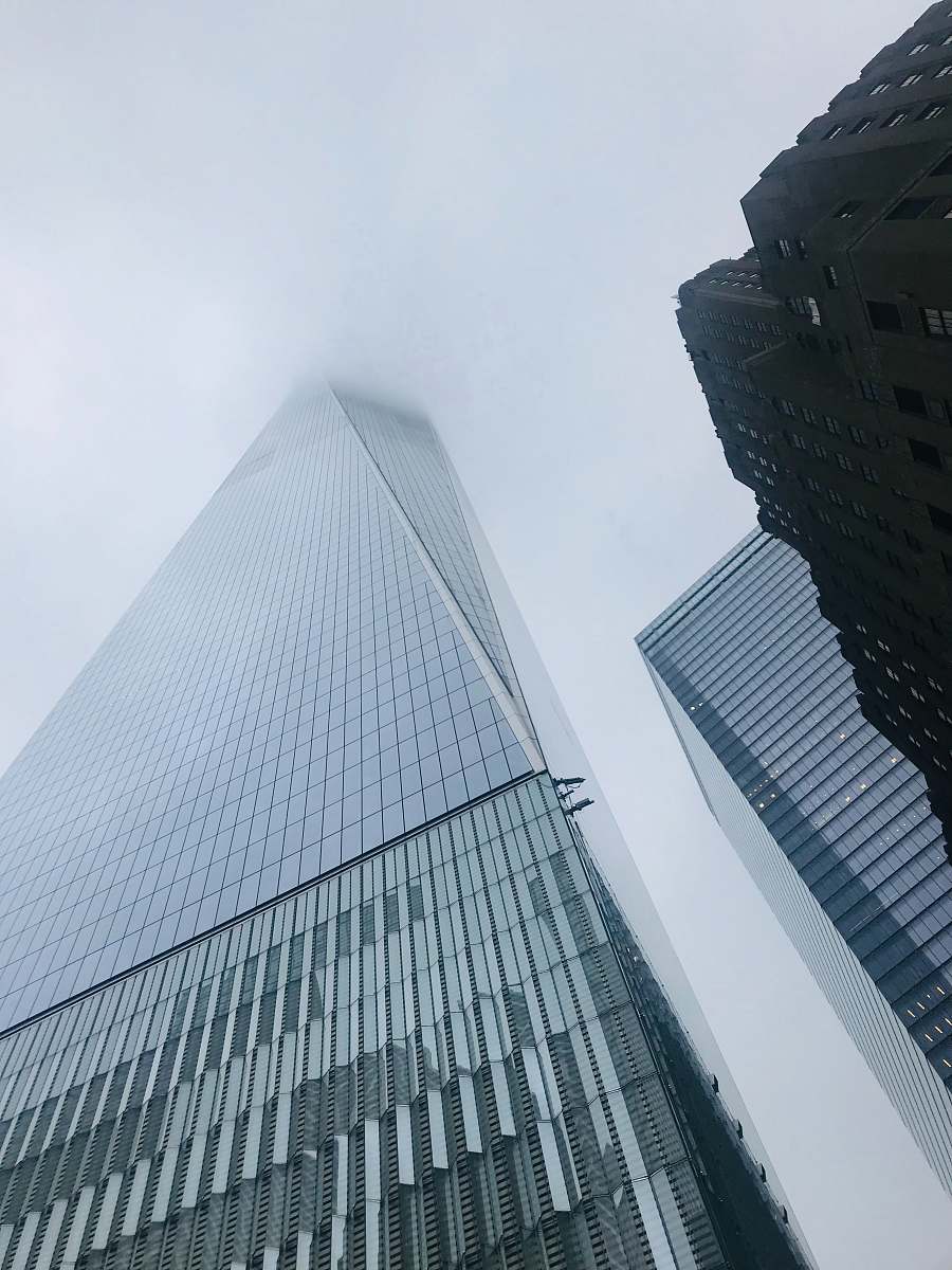 office building grey concrete high rise building city